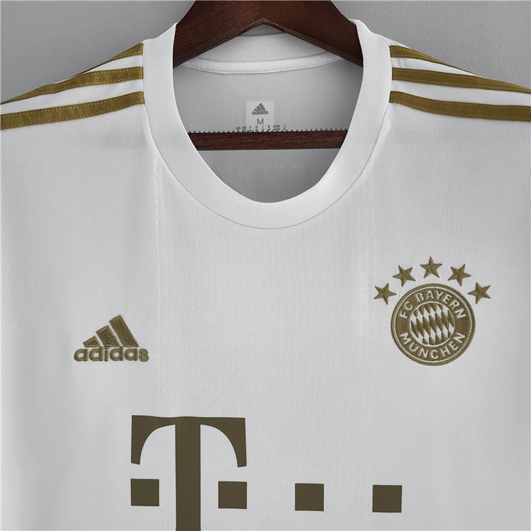 Bayern Munich 22/23 Away White Soccer Jersey Football Shirt - Click Image to Close